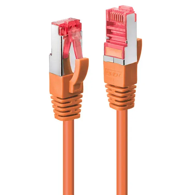 Lindy 47806 networking cable Orange 0.5 m Cat6 S/FTP (S-STP)
