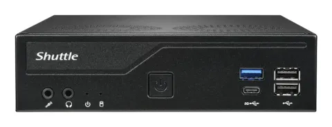 Shuttle XPС slim DH610V2 PC/workstation barebone 1.35L sized PC Black Intel H610 LGA 1700
