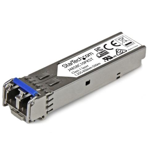 StarTech.com HP J4859C Compatible SFP Transceiver Module - 1000BASE-LX - 10 Pack~10 pack HPE J4859C Compatible SFP Module - 1000BASE-LX - 1GbE Single Mode /Multi Mode Fiber Optic Transceiver - 1GE Gigabit Ethernet SFP - LC 10km - 1310nm - DDM HPE 1400, 1700, 1820