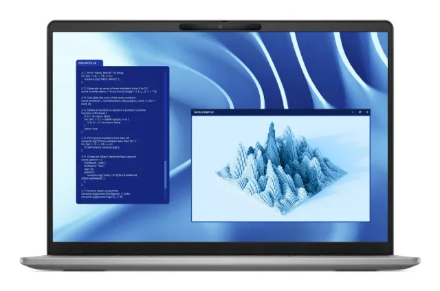 DELL Latitude 7455 Copilot+ PC Snapdragon X1P-64-100 Laptop 35.6 cm (14") Touchscreen Quad HD+ 16 GB LPDDR5x-SDRAM 512 GB SSD Wi-Fi 7 (802.11be) Windows 11 Pro German Grey