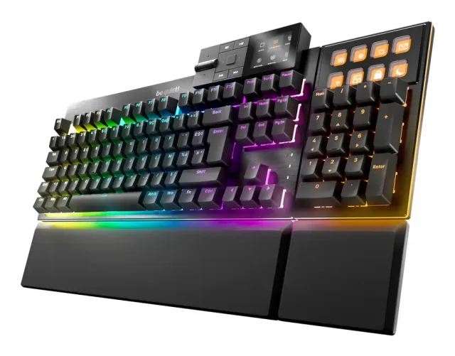 be quiet! Dark Mount Silent Linear FR ISO keyboard Gaming USB AZERTY French Black