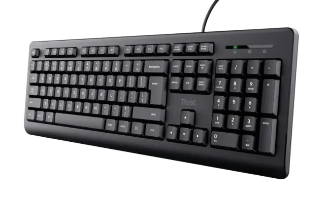 Trust TK-150 keyboard Office USB French Black