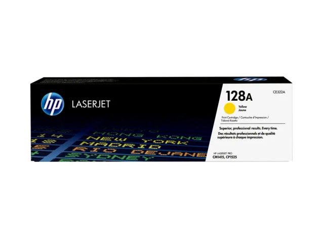 HP 128A Yellow Original LaserJet Toner Cartridge