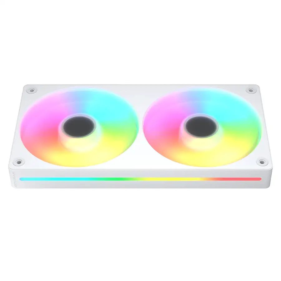 COUGAR Unity240-FB Single-Frame 240 ARGB PWM Forward Fan with Stream Cable Design, White
