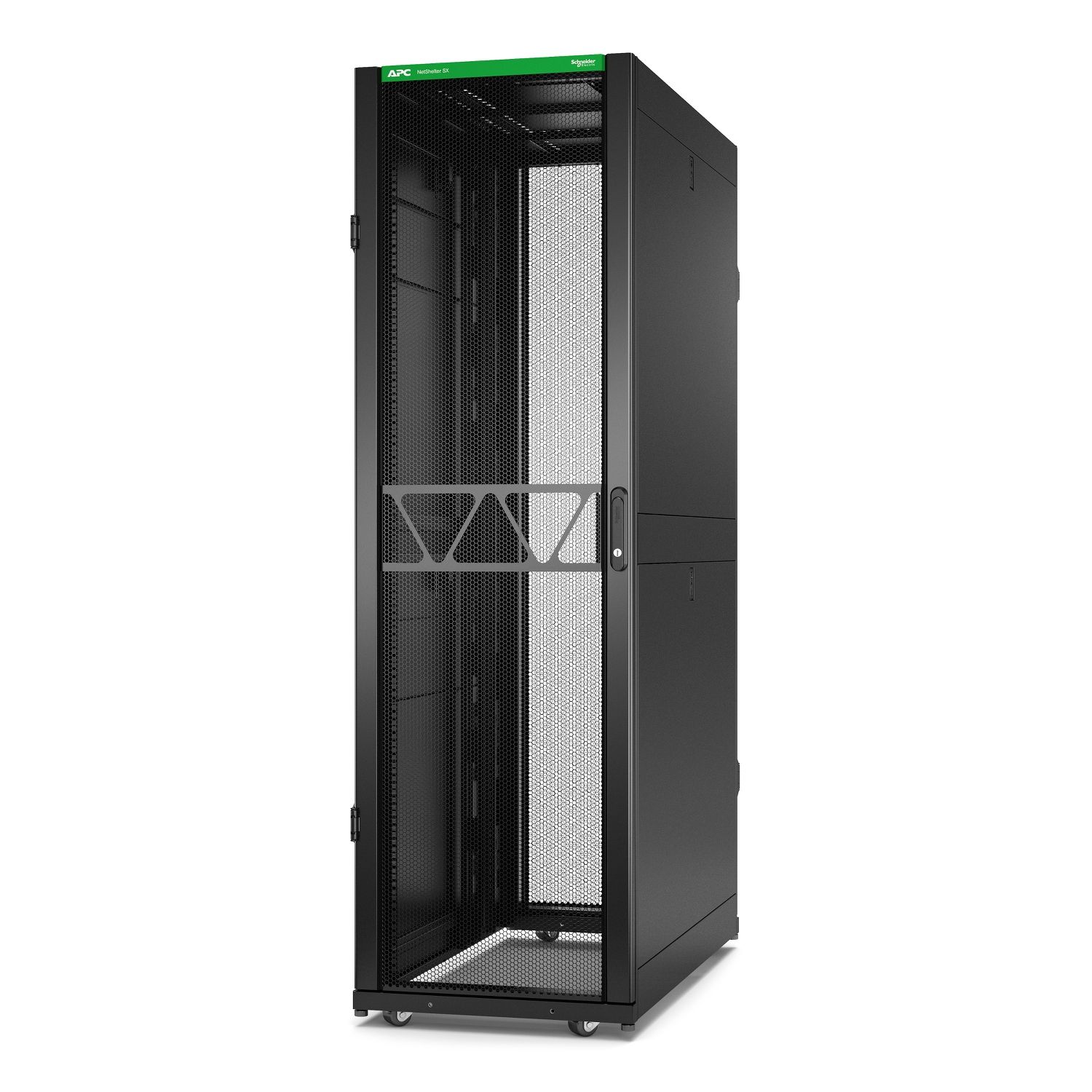 APC Netshelter SX Gen2 AR3300B2 - 42U, 1991h x 600w x 1200d mm, with side panels, black