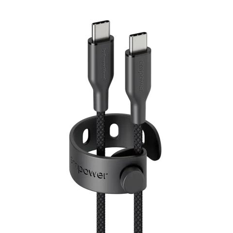 PanzerGlass empower™ by ® Racing 60W USB-C to USB-C Cable | USB 2.0 | 2M | Space Black