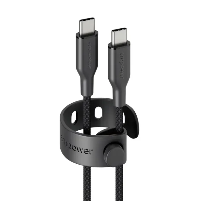 PanzerGlass empower™ by ® Racing 60W USB-C to USB-C Cable | USB 2.0 | 2M | Space Black