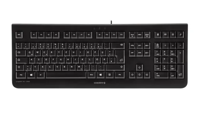CHERRY KC 1000 keyboard Universal USB QWERTY Italian Black