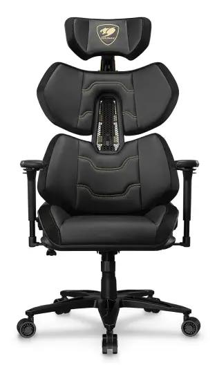 COUGAR Terminator Elite Gold PC gaming chair Padded seat Black, Gold