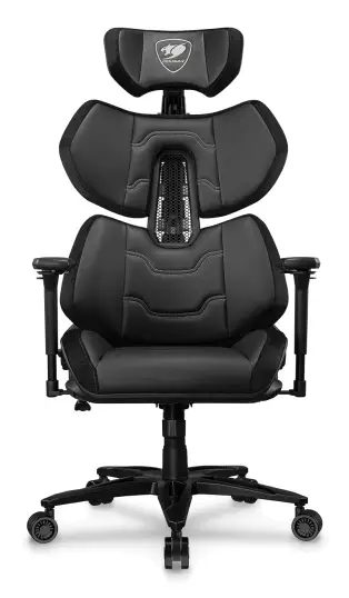 COUGAR Terminator Elite PC gaming chair Padded seat Black, Silver