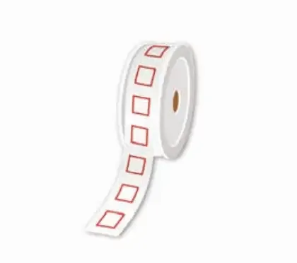 Brother LTZ12015FGHS self-adhesive label Square White, Red
