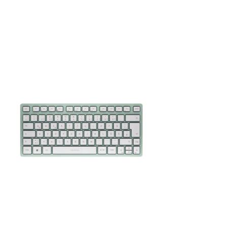 CHERRY KW 7100 MINI BT keyboard Universal Bluetooth QWERTZ German Mint colour