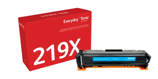 Everyday™ Cyan Toner by Xerox compatible with HP 219X (W2191X), High capacity