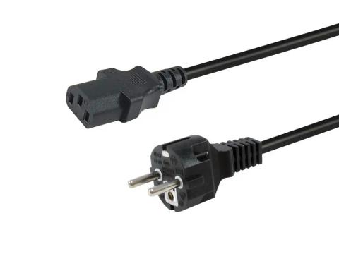 Equip 112111 power cable Black 3 m CEE7/7 IEC C13