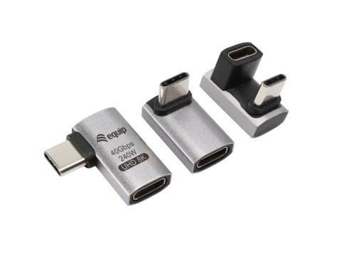 Equip USB 4 C to C adapter, 40Gbps, PD 240W, 3-Pack