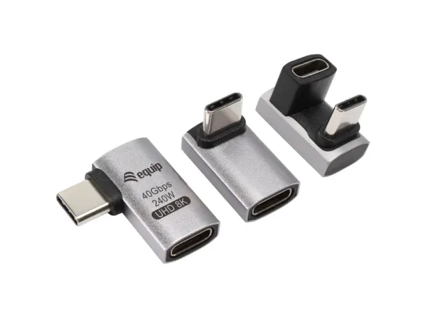 Equip USB 4 C to C adapter, 40Gbps, PD 240W, 3-Pack