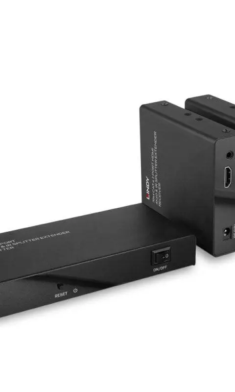 Lindy 70m Cat.6 2 Port HDMI 4K60 & IR Splitter Extender