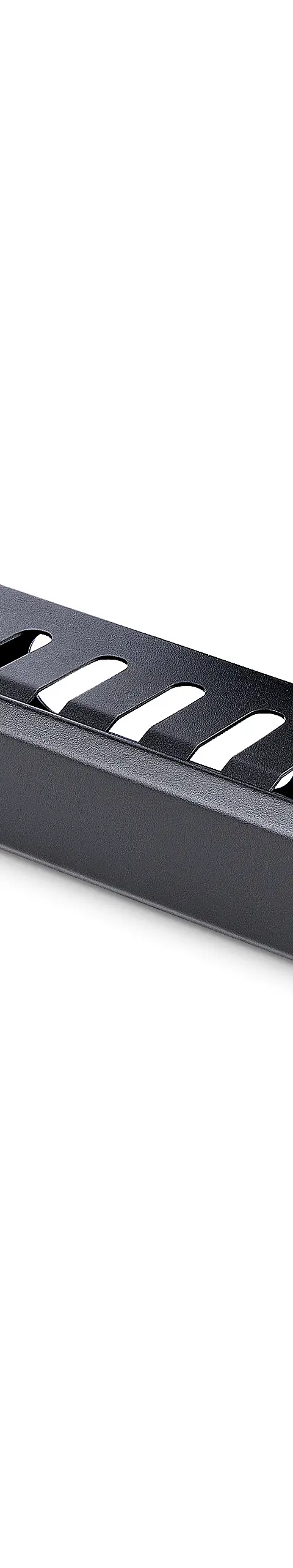 StarTech.com Horizontal 1U Server Rack Cable Management Finger Duct w/ Cover - 19" Network Rack Wire Duct Raceway Panel - Slotted Wire Duct