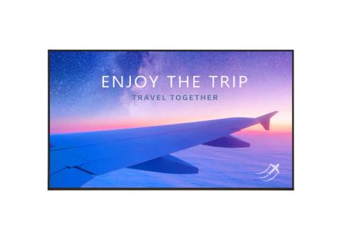 LG 43UH7N-E Signage Display Digital signage flat panel 109.2 cm (43") LED Wi-Fi 700 cd/m² 4K Ultra HD Black Built-in processor WebOS 24/7