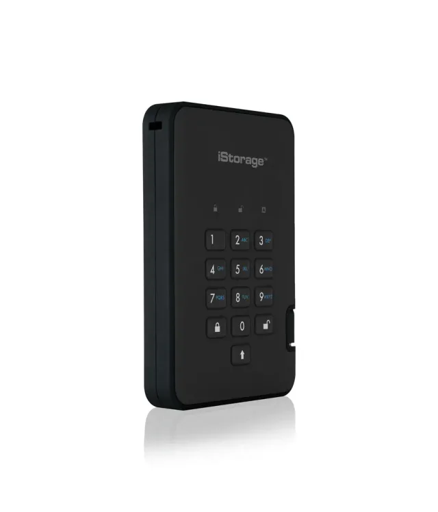 Origin Storage DISKASHUR2 SSD 256-BIT 8TB - BLACK