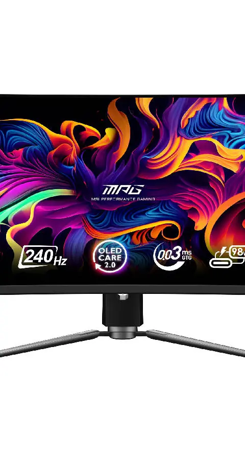 MSI MPG 341CQPX QD-OLED computer monitor 86.4 cm (34") 3440 x 1440 pixels UltraWide Quad HD Black