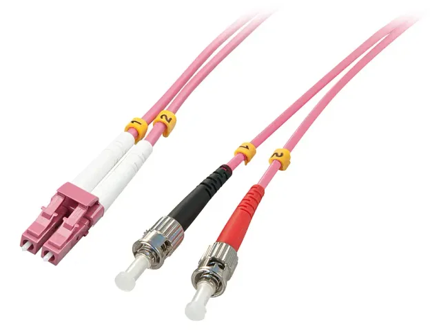 Lindy 46350 InfiniBand/fibre optic cable 1 m LC ST Pink