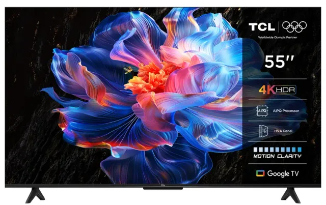 TCL 55P69K TV 139.7 cm (55") 4K Ultra HD Smart TV Wi-Fi Black