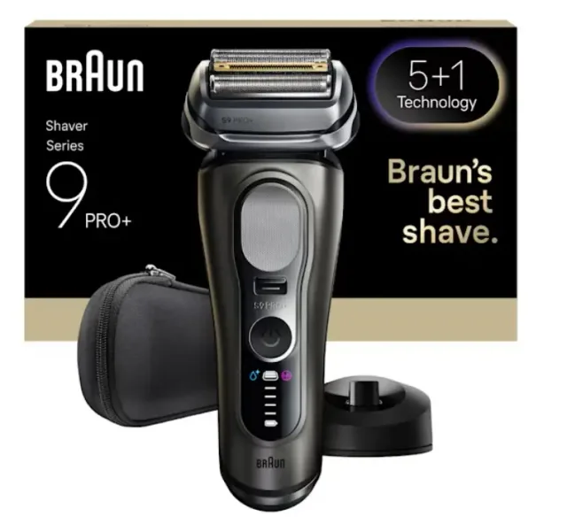 Braun Series 9 Pro+ 9615S Foil shaver Trimmer Black, Grey