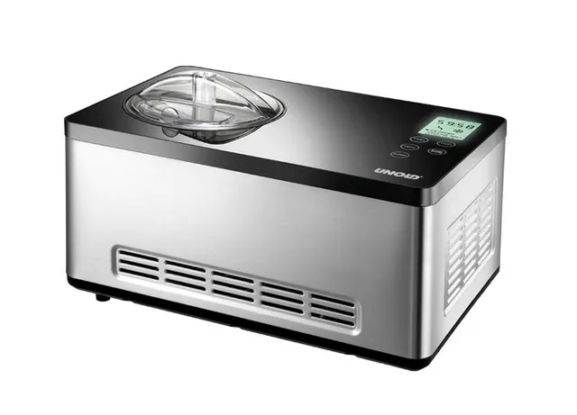 Unold 48845 ice cream maker Compressor ice cream maker 2 L 180 W Black, Stainless steel