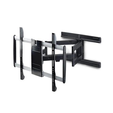 StarTech.com Ultra-Slim Articulating TV Wall Mount for up to 65-inch and 99lb/45kg Flat Screens, VESA 600x400, TAA-Compliant Low-Profile Bracket