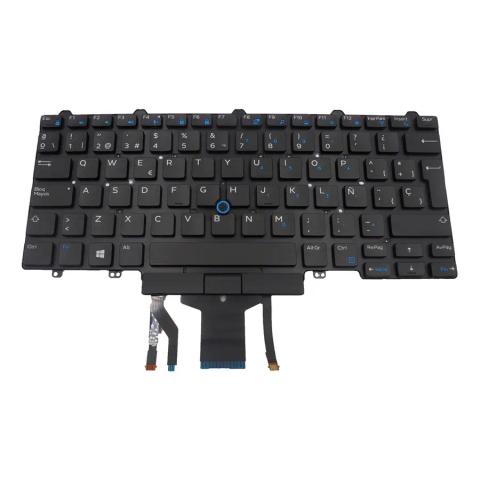 Origin Storage KBD Latitude E7450 Spanish Layout 83 Keys Backlit Dual Point