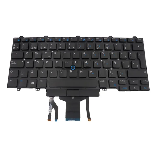 Origin Storage KBD Latitude E7450 Spanish Layout 83 Keys Backlit Dual Point