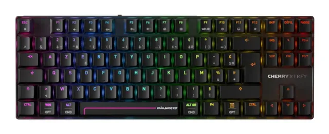CHERRY MX 8.2 Pro TMR Wireless keyboard Gaming USB + RF Wireless + Bluetooth AZERTY French Black