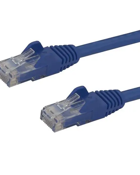 StarTech.com 10m CAT6 Ethernet Cable - Blue CAT 6 Gigabit Ethernet Wire -250MHz 100W PoE RJ45 UTP Network/Patch Cord Snagless w/Strain Relief Individually Tested