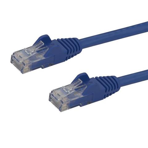 StarTech.com 10m CAT6 Ethernet Cable - Blue CAT 6 Gigabit Ethernet Wire -250MHz 100W PoE RJ45 UTP Network/Patch Cord Snagless w/Strain Relief Individually Tested