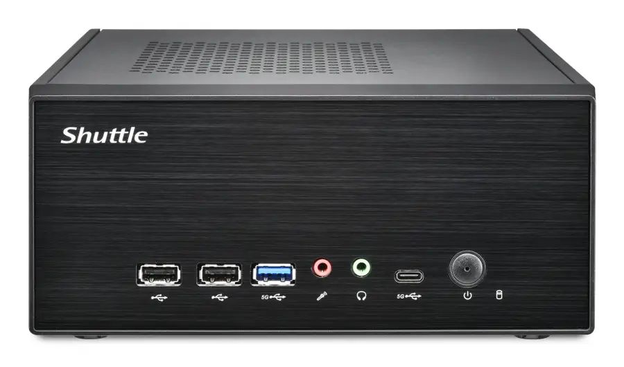 Shuttle XPC slim Barebone XB860G2 - S1851, Intel H860, 1xDP, 2xHDMI, 2 PCIe Slots (1x 16X & 1x X1), 2x Intel LAN (1G + 2.5G), 8x USB, 3x M.2, 24/7 permanent operation