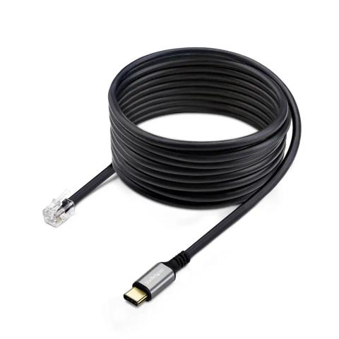 StarTech.com UR9-HEADSET-ADAPTER cable gender changer USB-C RJ-9 Black