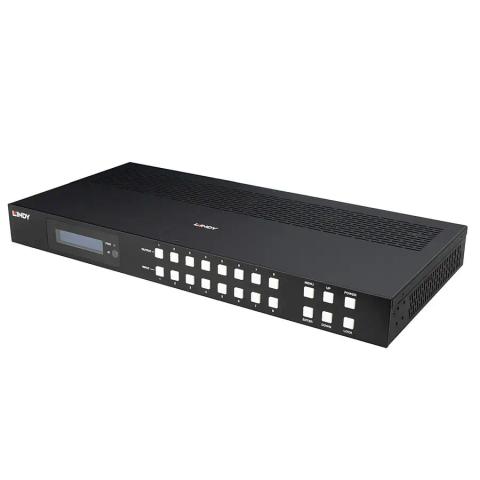 Lindy 38435 matrix switcher AV matrix switcher Built-in display