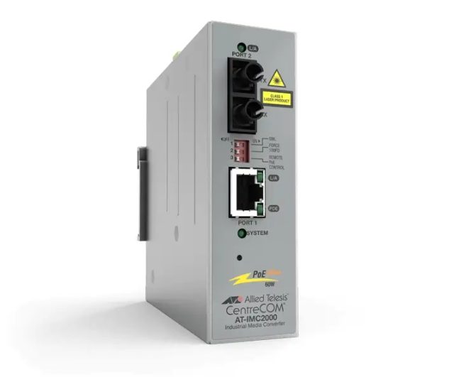 Allied Telesis AT-IMC2000TP/SC-980 network media converter 1000 Mbit/s 850 nm Multi-mode Grey