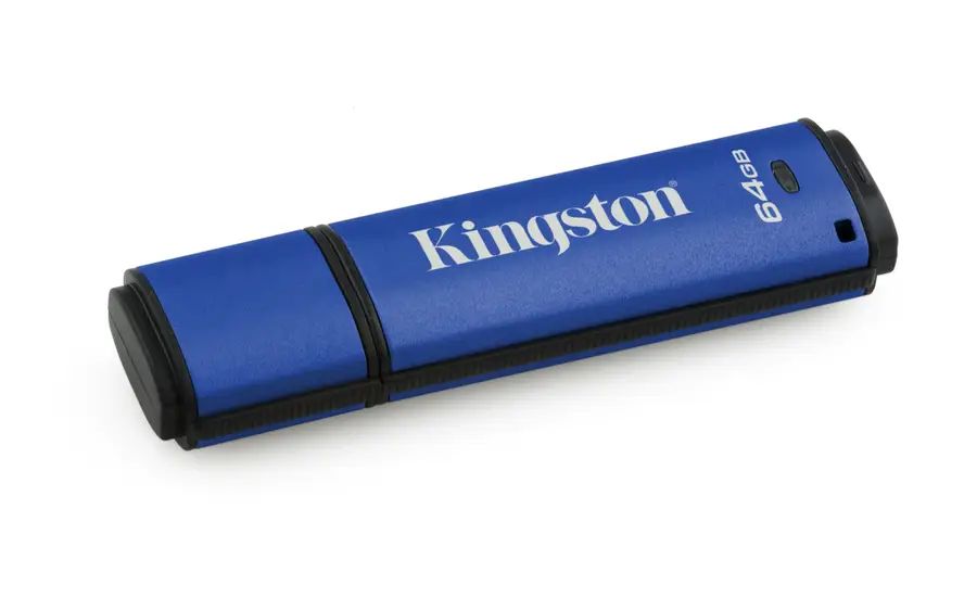 Kingston Technology DataTraveler Vault Privacy 3.0 64GB USB flash drive USB Type-A 3.2 Gen 1 (3.1 Gen 1) Blue