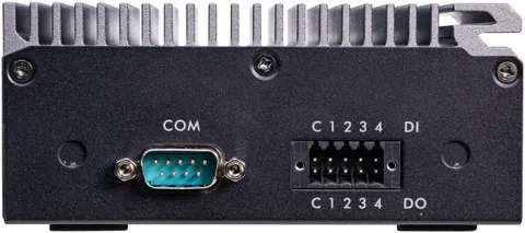Shuttle Edge PC SPCEL03 , Intel Atom x6413E, 1x HDMI, 2x 2.5G LAN, 1x COM, DIO (4x in, 4x out), 3x USB, 2x M.2, 12-24V, fanless, 24/7, -20... 60°C, incl. VESA & DIN-RAIL mount