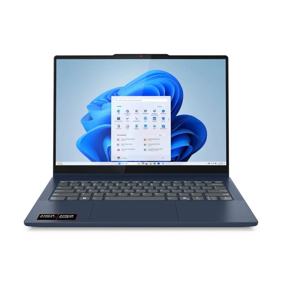 Lenovo IdeaPad 5 2-in-1 14AKP10 Copilot+ PC AMD Ryzen™ AI 7 350 Hybrid (2-in-1) 35.6 cm (14") Touchscreen WUXGA 16 GB LPDDR5x-SDRAM 1 TB SSD Wi-Fi 7 (802.11be) Windows 11 Home German Blue
