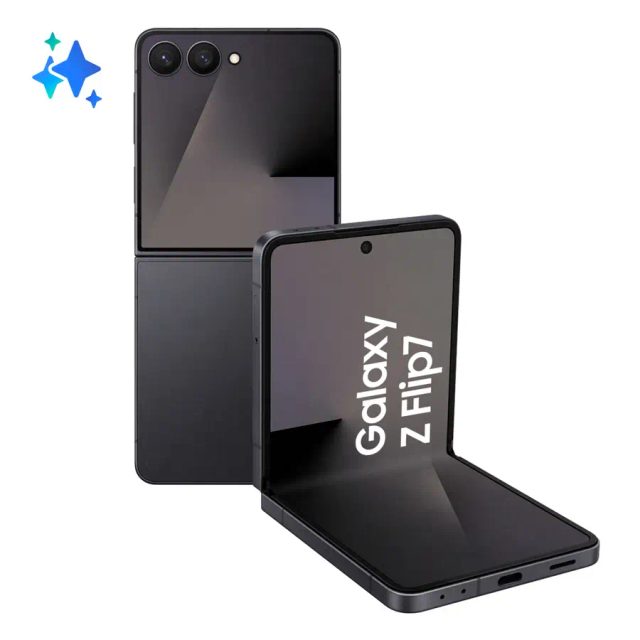 Samsung Galaxy Z Flip7 17.3 cm (6.8") 5G 12 GB 256 GB 4300 mAh Black