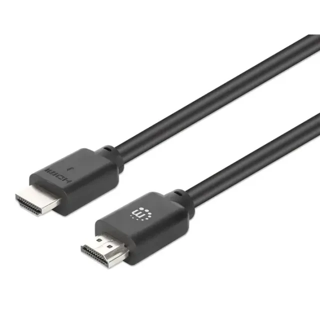 Manhattan HDMI 4K@60Hz Cable with Ethernet, 22.5m, Suitable for ALL 4K & 1080p/HD uses - when upgrading now or have it ready for when you need it, Male to Male, Black, Ultra HD 4k x 2k, Lifetime Warranty, Premium High Speed