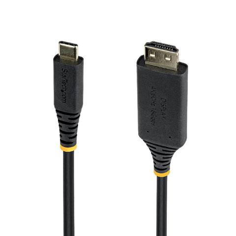 StarTech.com 1m USB-C to HDMI Adapter Cable, Gripping HDMI Connector, 4K 60Hz, Thunderbolt Compatible, HDR, Uni-Directional Cord for MacBook, Dell, HP, Lenovo