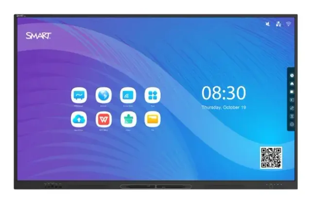 SMART Technologies GX175-V3 Signage Display Interactive flat panel 190.5 cm (75") LED Wi-Fi 400 cd/m² 4K Ultra HD Black Touchscreen Android 11