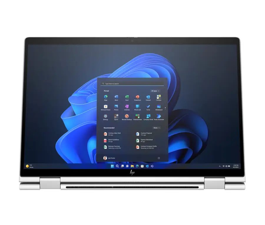 HP Elite x360 1040 G11 Intel Core Ultra 7 155H Hybrid (2-in-1) 35.6 cm (14") Touchscreen WUXGA 32 GB LPDDR5x-SDRAM 1 TB SSD Wi-Fi 6E (802.11ax) Windows 11 Pro AI PC Silver