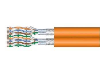 Equip Cat.7 S/FTP Duplex Installation Cable, LSZH, Solid Copper, 1000m