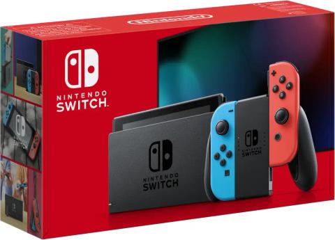 Nintendo Switch portable game console 15.8 cm (6.2") 32 GB Touchscreen Wi-Fi Blue, Grey, Red