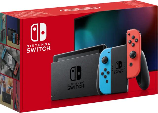 Nintendo Switch portable game console 15.8 cm (6.2") 32 GB Touchscreen Wi-Fi Blue, Grey, Red